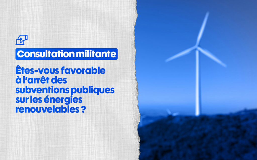 Consultation militante sur les énergies renouvelables